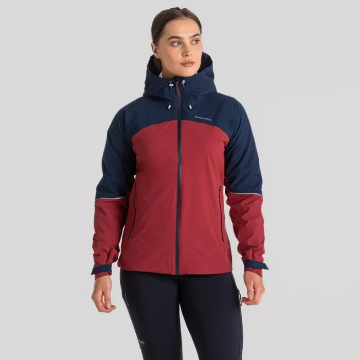 Womens Waterproof Jackets Craghoppers Aisling Waterproof Jacket Mulberry Jam Blue Navy Womens Waterproof Jackets Craghoppers Aisling Waterproof Jacket Mulberry Jam Blue Navy