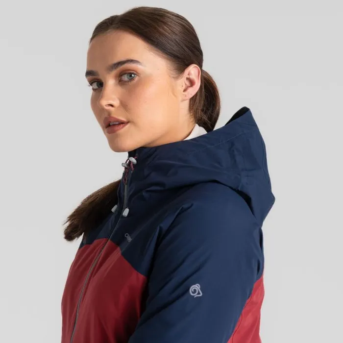 Womens Waterproof Jackets Craghoppers Aisling Waterproof Jacket Mulberry Jam Blue Navy Womens Waterproof Jackets Craghoppers Aisling Waterproof Jacket Mulberry Jam Blue Navy