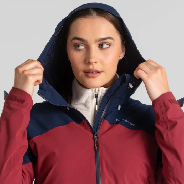 Womens Waterproof Jackets Craghoppers Aisling Waterproof Jacket Mulberry Jam Blue Navy Womens Waterproof Jackets Craghoppers Aisling Waterproof Jacket Mulberry Jam Blue Navy