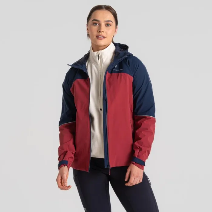 Womens Waterproof Jackets Craghoppers Aisling Waterproof Jacket Mulberry Jam Blue Navy Womens Waterproof Jackets Craghoppers Aisling Waterproof Jacket Mulberry Jam Blue Navy
