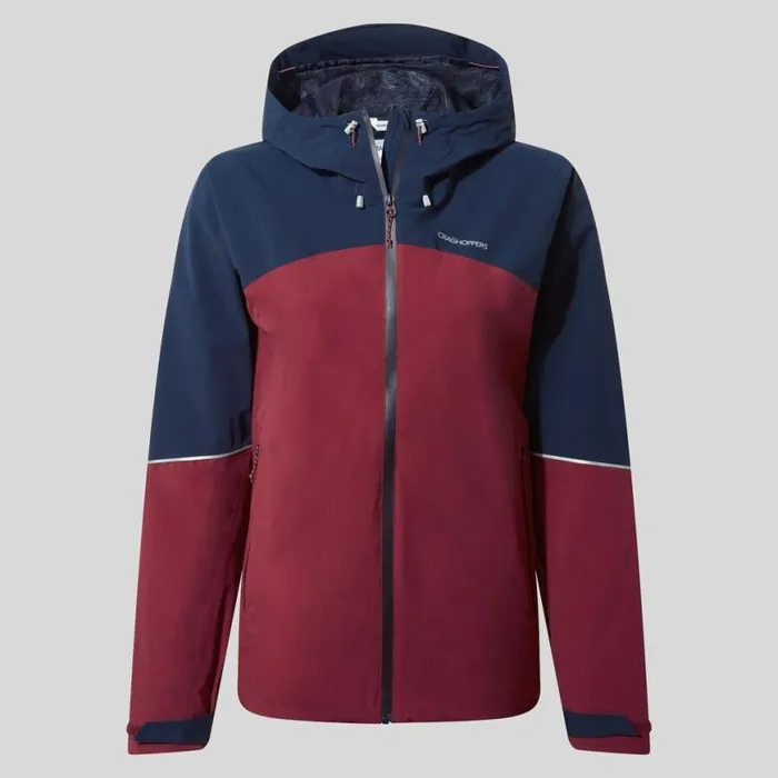 Womens Waterproof Jackets Craghoppers Aisling Waterproof Jacket Mulberry Jam Blue Navy Womens Waterproof Jackets Craghoppers Aisling Waterproof Jacket Mulberry Jam Blue Navy