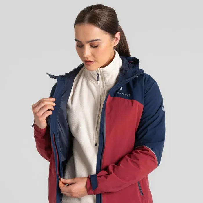 Womens Waterproof Jackets Craghoppers Aisling Waterproof Jacket Mulberry Jam Blue Navy Womens Waterproof Jackets Craghoppers Aisling Waterproof Jacket Mulberry Jam Blue Navy
