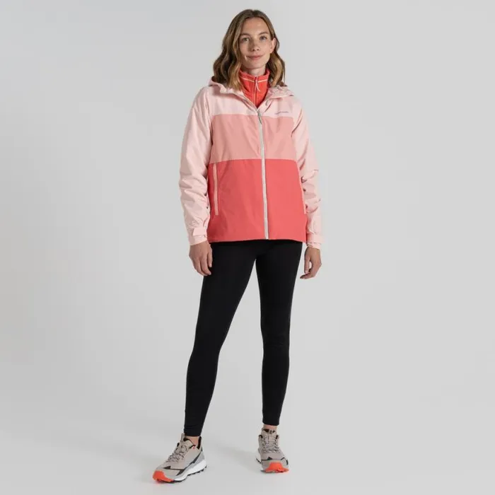 Womens Waterproof Jackets Craghoppers Kora Waterproof Jacket Pink Peach Sunset Haze Deep Coral Womens Waterproof Jackets Craghoppers Kora Waterproof Jacket Pink Peach Sunset Haze Deep Coral