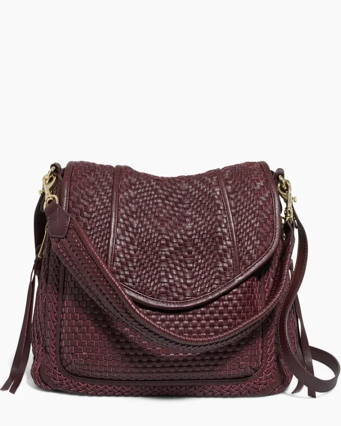 Woven All For Love Convertible Shoulder True Plum Women Aimee Kestenberg Crossbody Bags