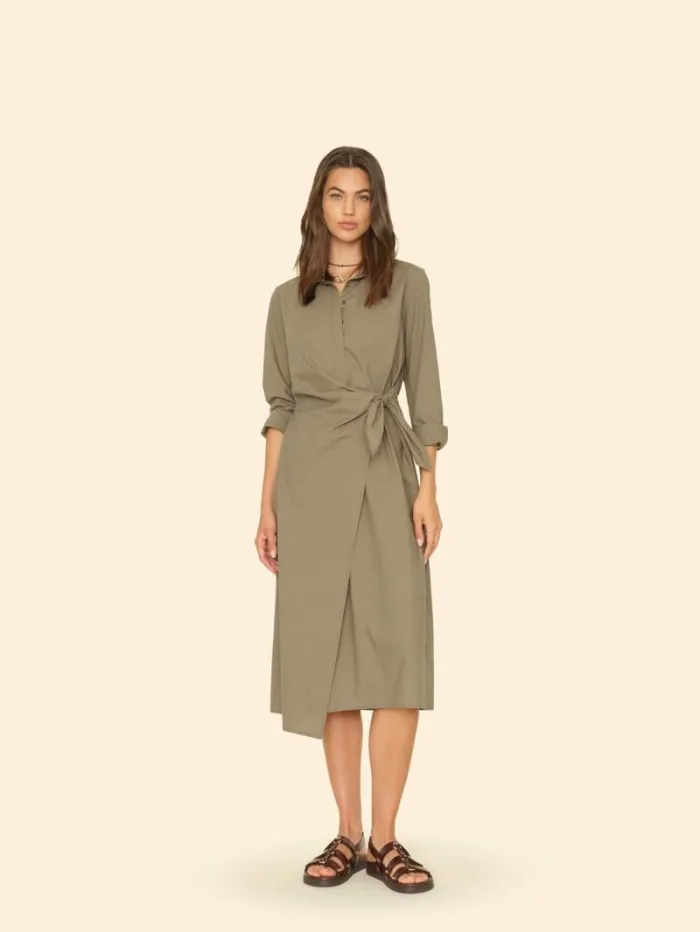 Xirena Army Green Mccallister Dress Women Dresses