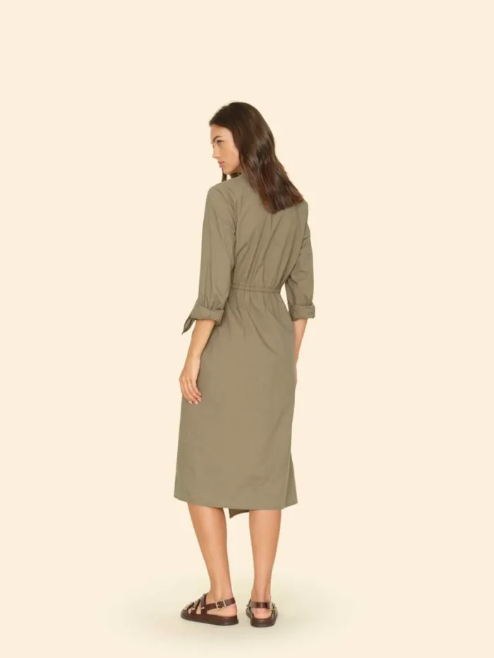 Xirena Army Green Mccallister Dress Women Dresses