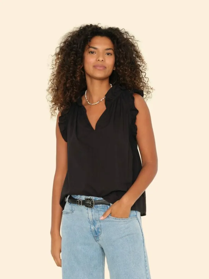 Xirena Black Bex Top Women Tops