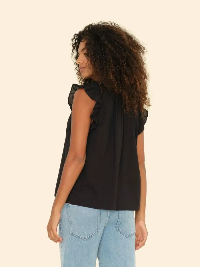 Xirena Black Bex Top Women Tops