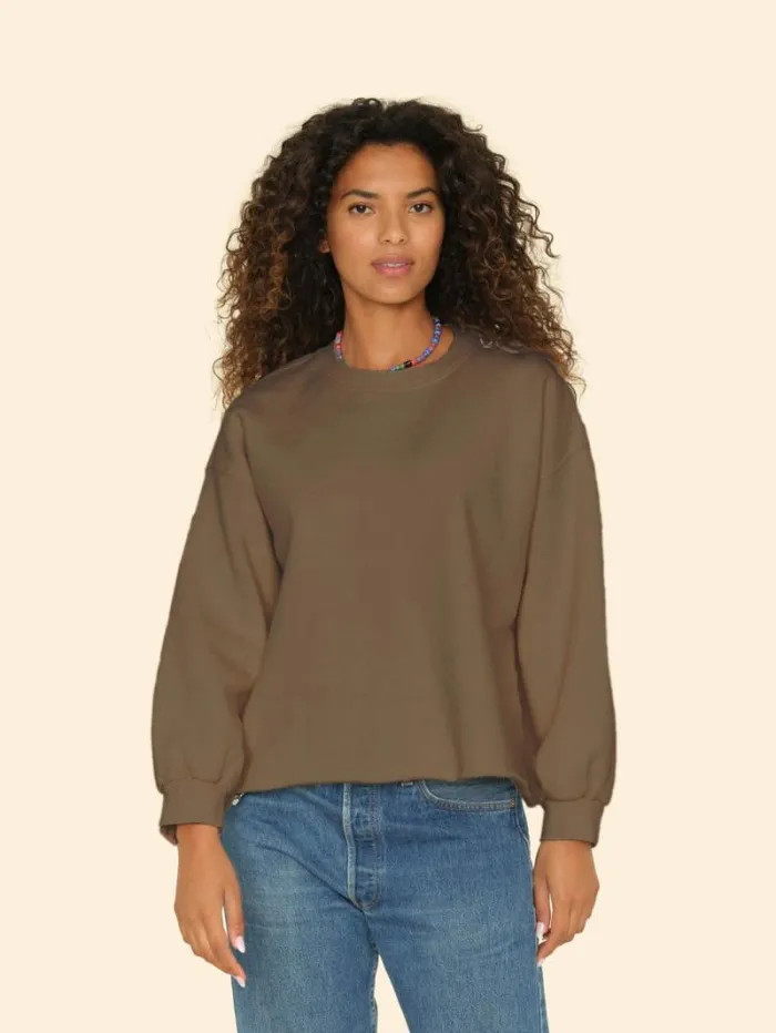 Xirena Clover Green Honor Sweatshirt Women Sweats and Tees