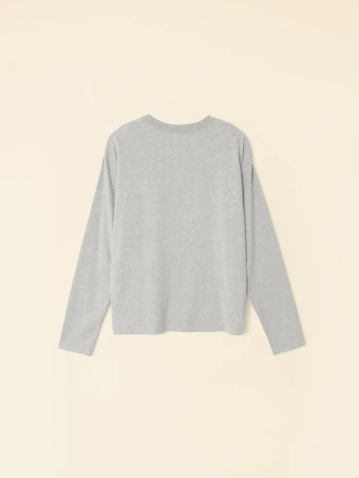 Xirena Heather Grey Nico Tee Women Sweats and Tees