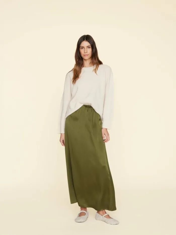 Xirena Olive Gold Sela Skirt Women Skirts