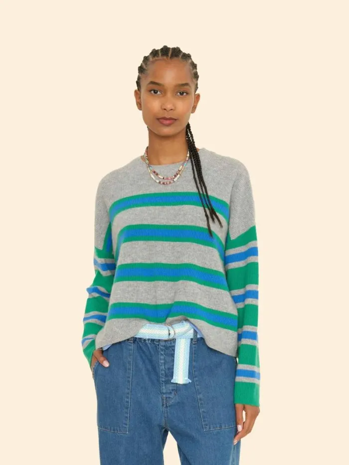 Xirena Oyster Green Lela Sweater Women Sweaters and Jackets