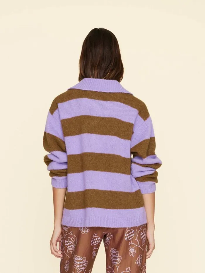 Xirena Violet Rust Benton Sweater Women Sweaters and Jackets