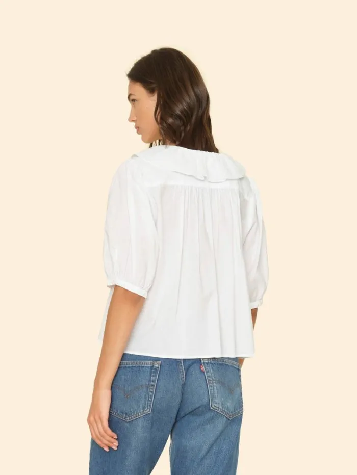 Xirena White Caspia Top Women Tops