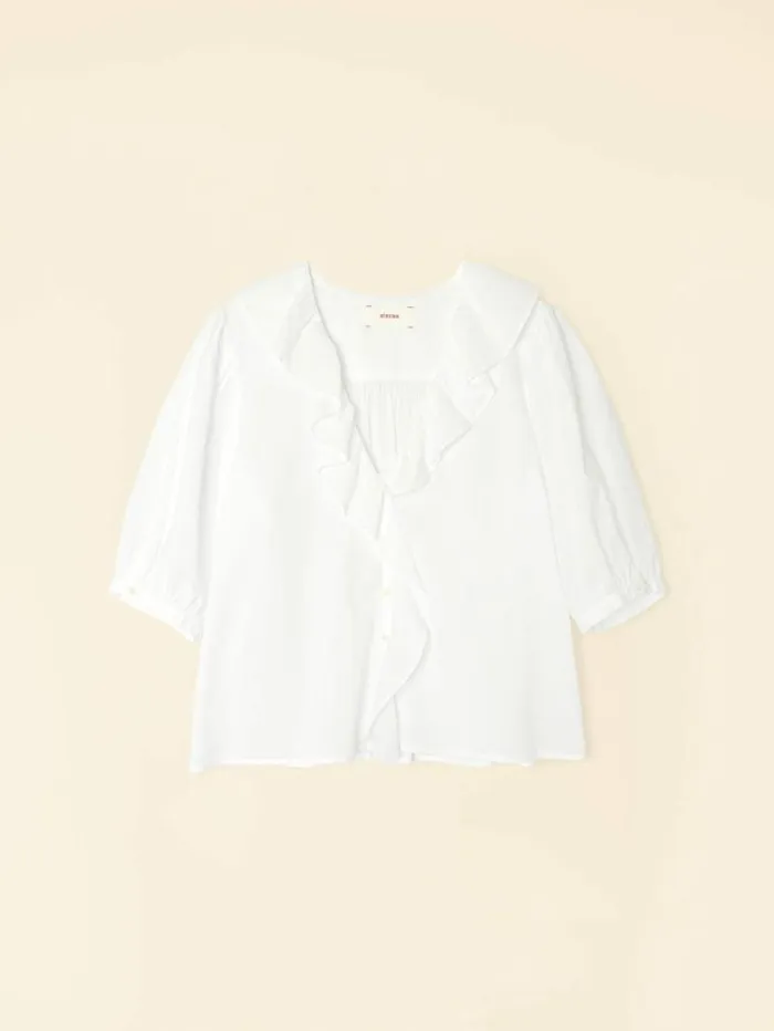 Xirena White Caspia Top Women Tops
