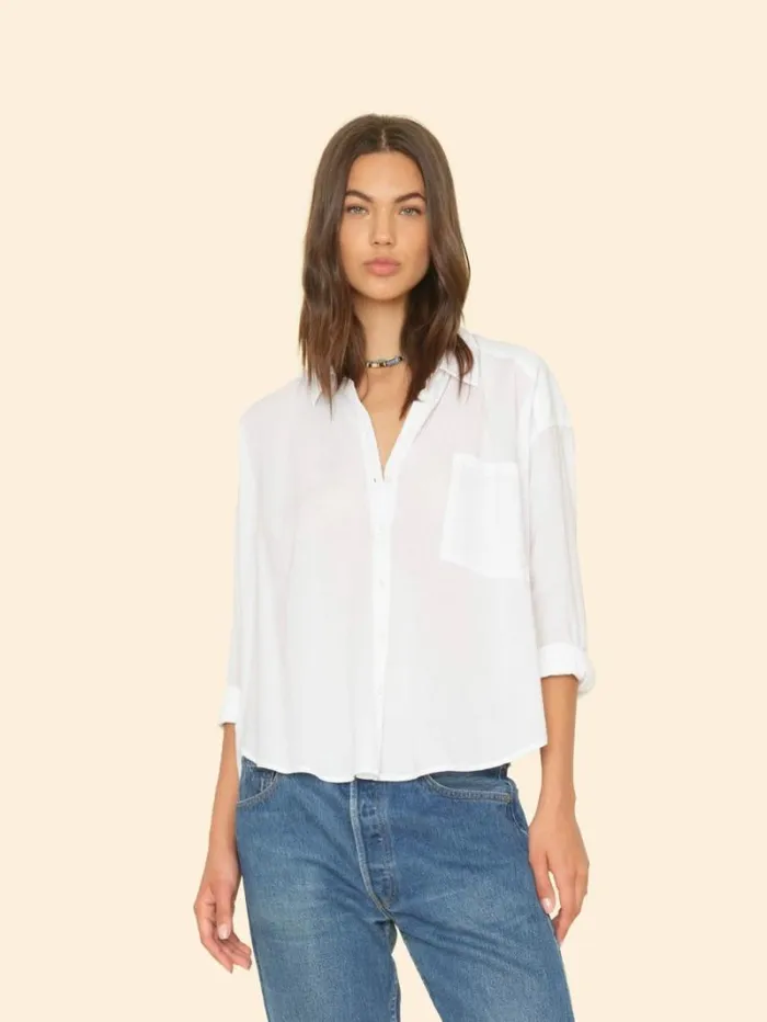 Xirena White Jordy Shirt Women Shirts