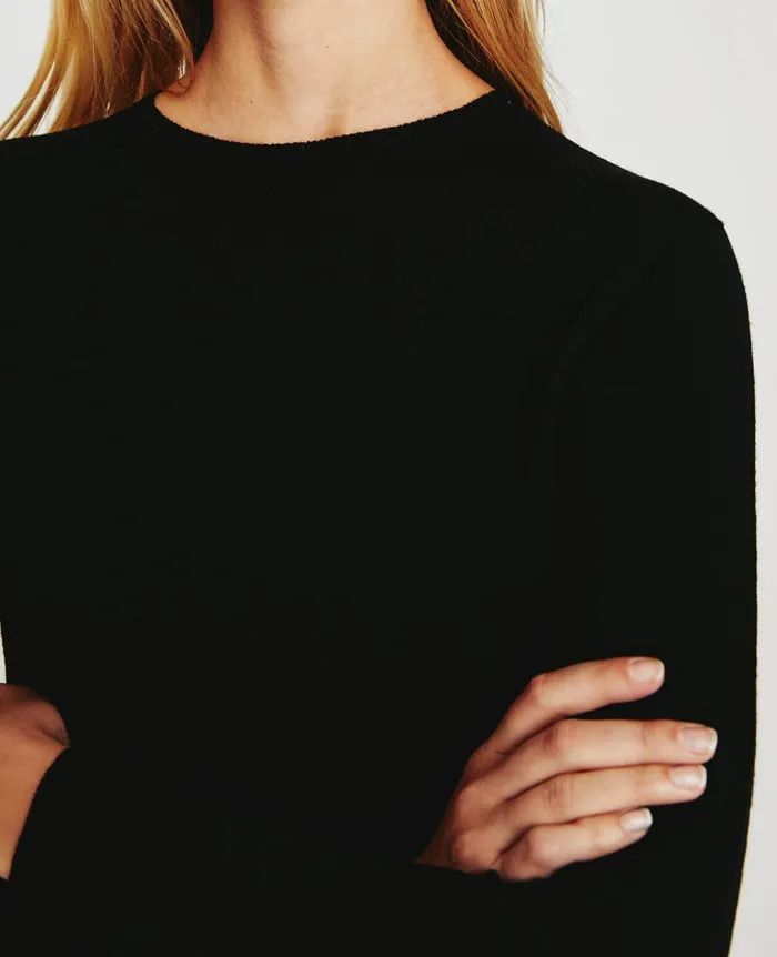 Zuri Crew True Black Women AG Jeans Tops and Shirts Zuri Crew True Black Women AG Jeans Tops and Shirts