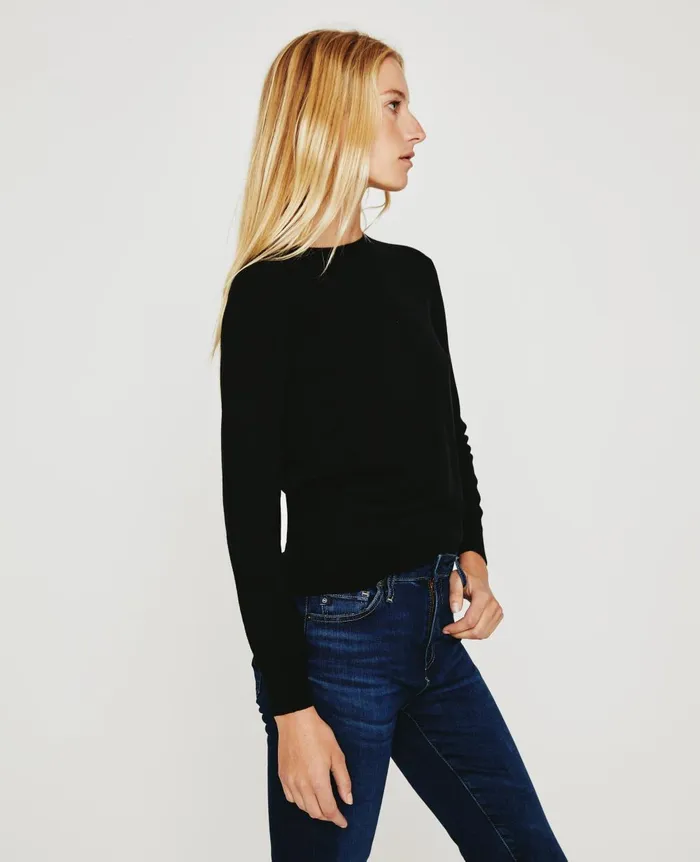 Zuri Crew True Black Women AG Jeans Tops and Shirts Zuri Crew True Black Women AG Jeans Tops and Shirts