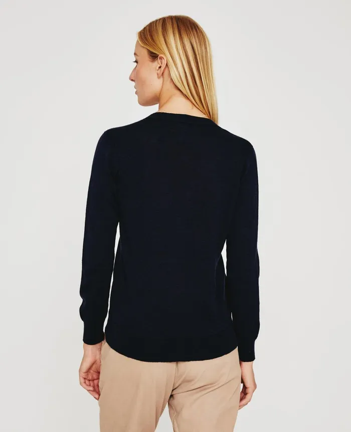 Zuri Vee Deep Navy Women AG Jeans Sweatshirts Zuri Vee Deep Navy Women AG Jeans Sweatshirts